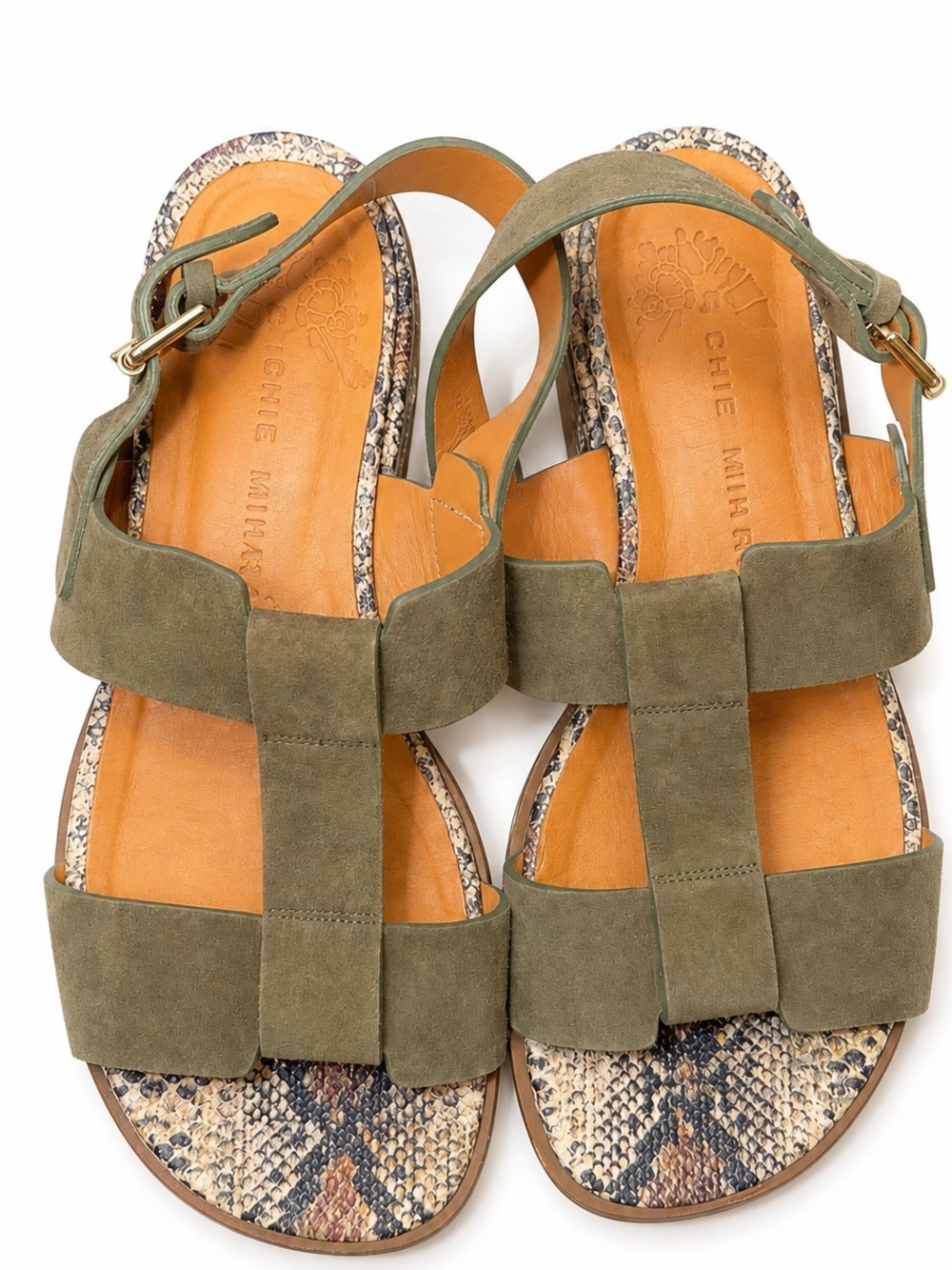 Chie Mihara WAYWAYMILI Suede Sandals – NEW – Made in Spain